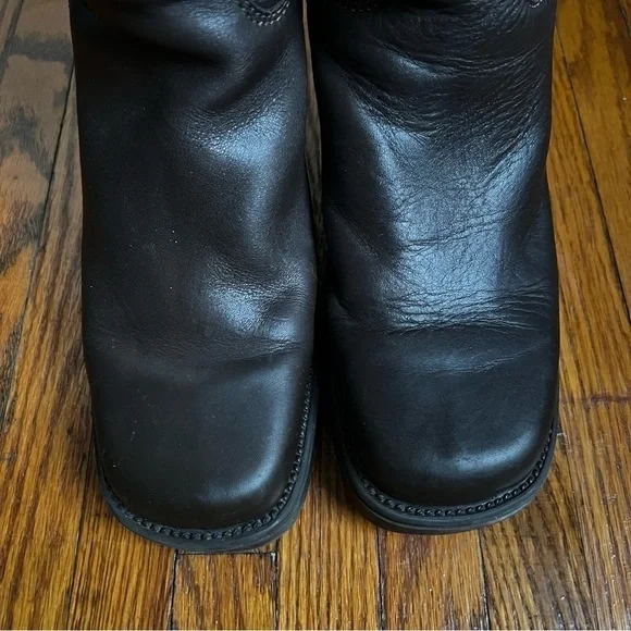 L.L. Bean Snowtop Shearling Leather Tall Winter Boots 7, dark chocolate brown - Picture 8 of 8